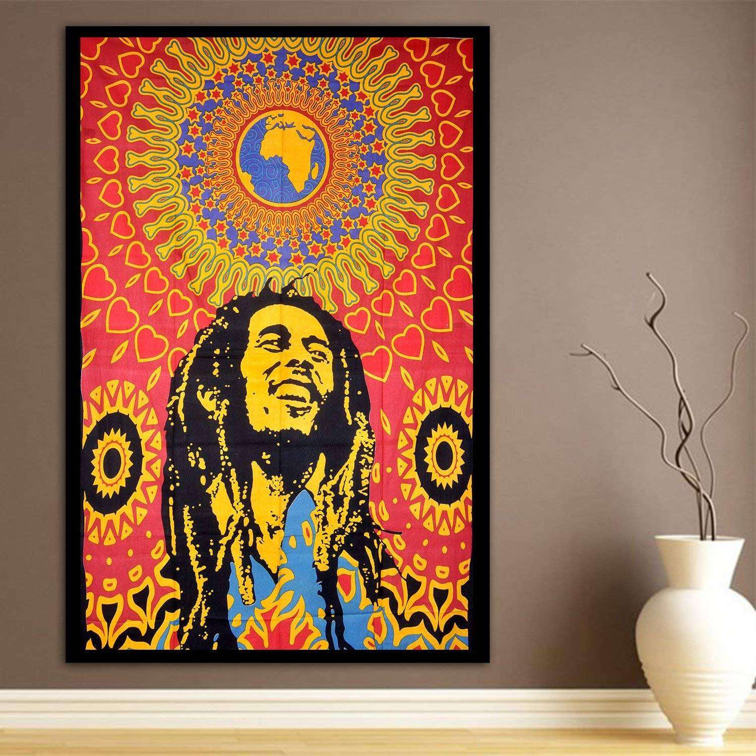 Bob Marley Poster Tapestry image