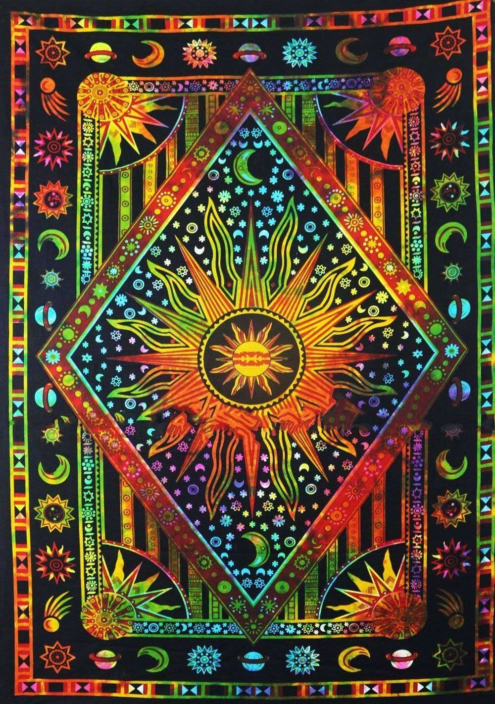 Indian Style Celestial Tapestry image