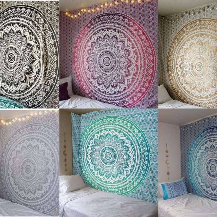 Ombre Indian Style Tapestry images