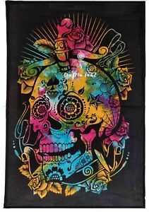 Skull Art Tapestry image