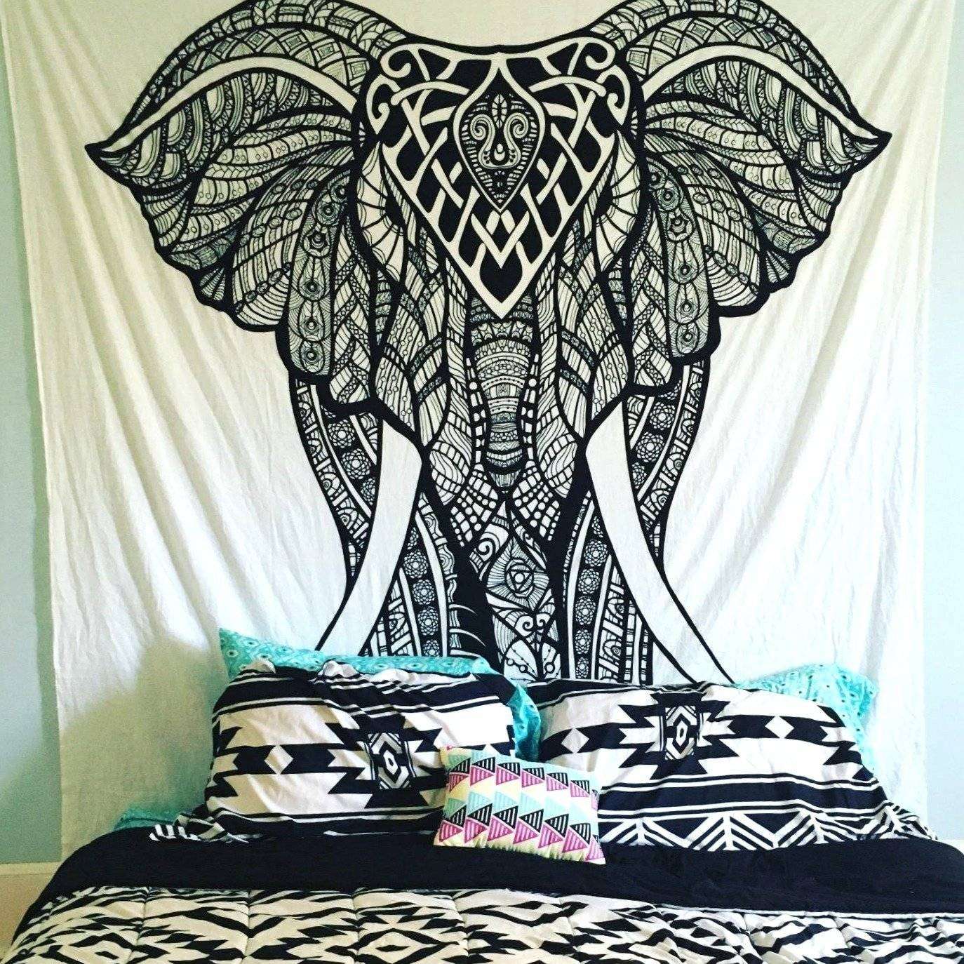 Picture of Elephant Art Tapestry