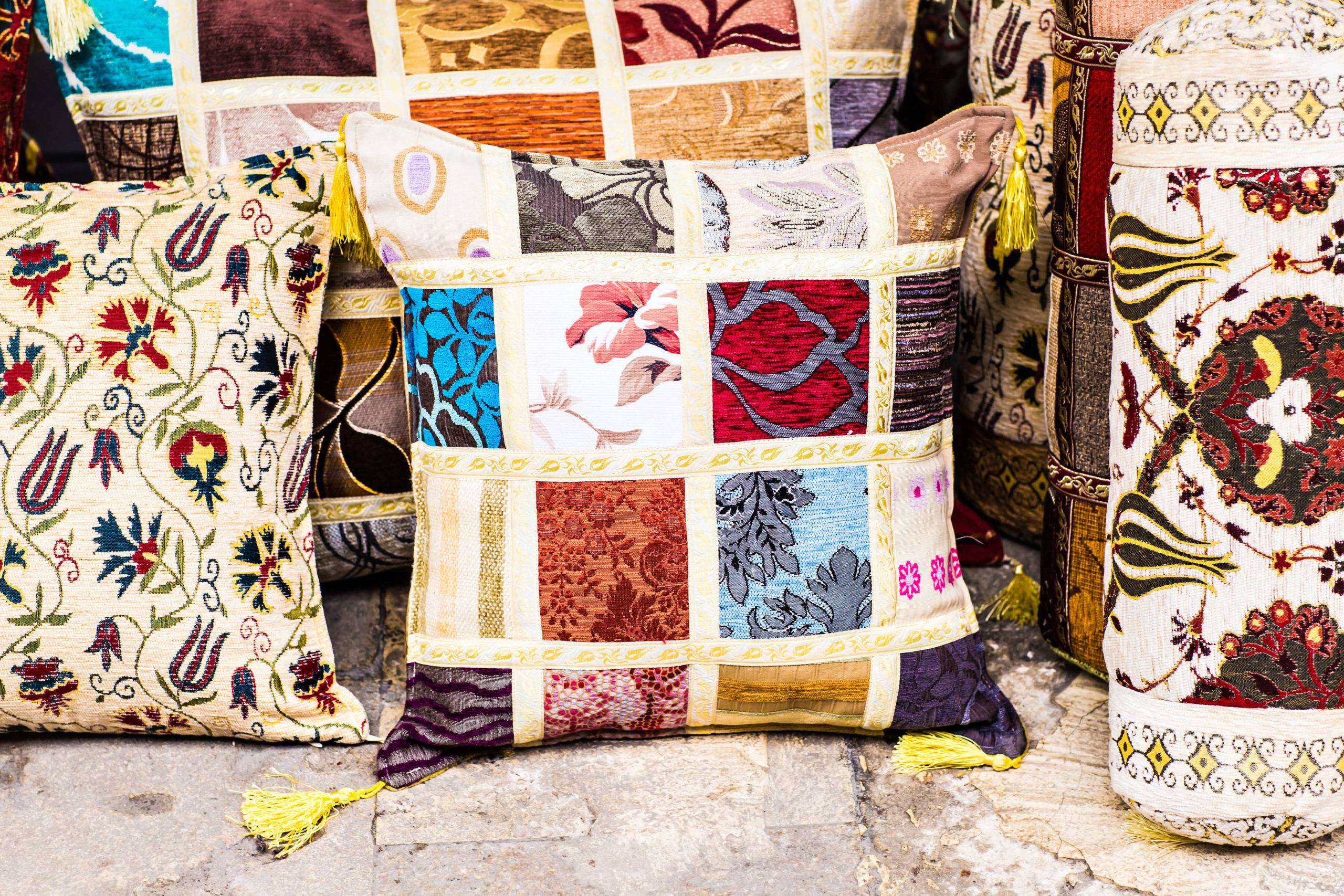 image of oriental cushions