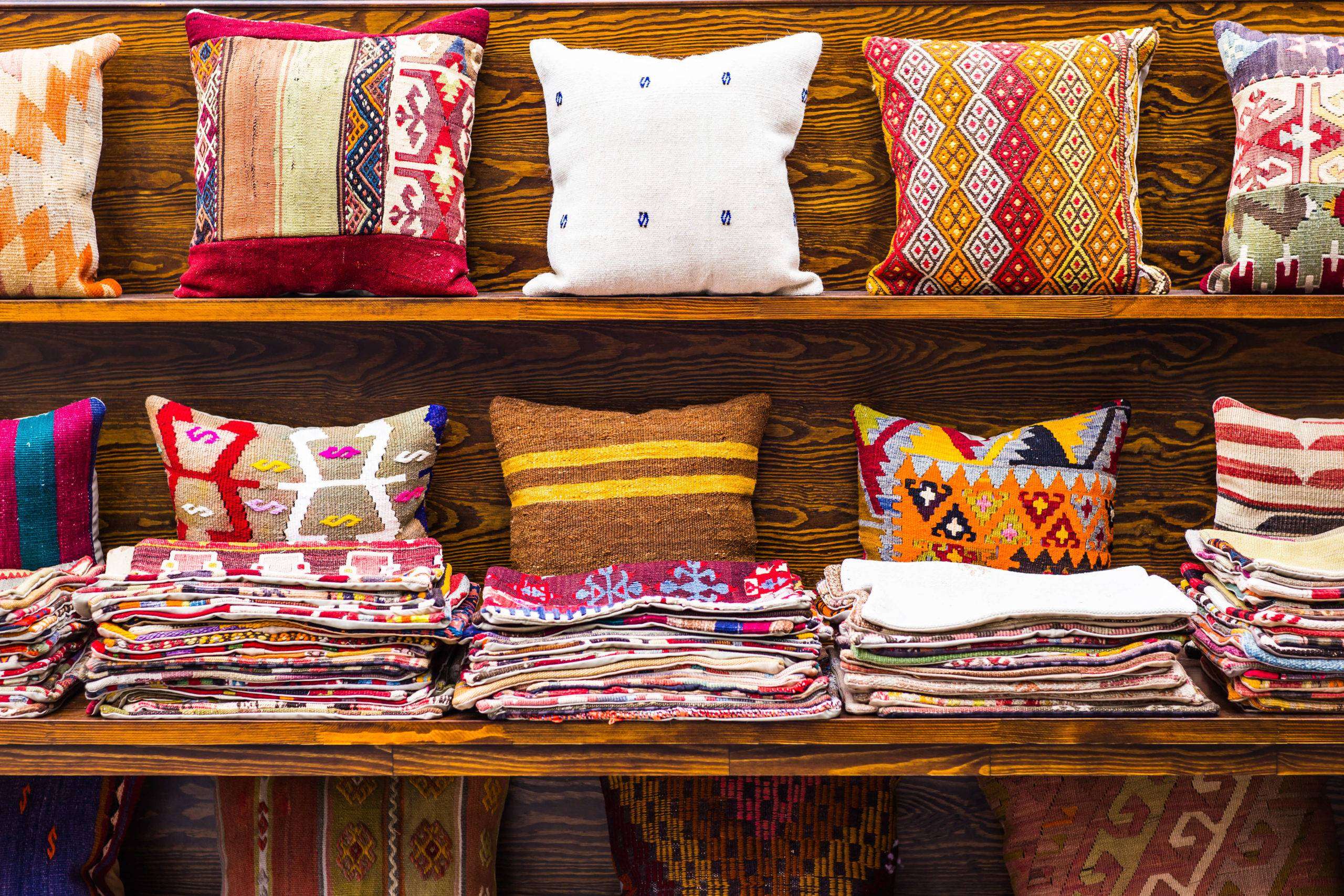 set of oriental cushions